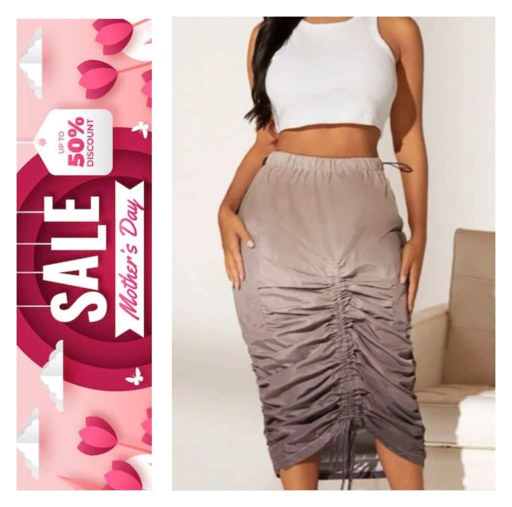 **Gorgeous Ladies ruched front skirt**