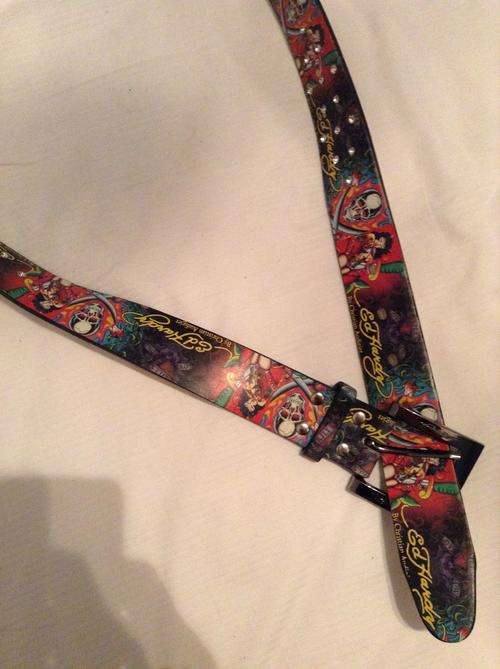 ON PROMOTION : ED HARDY GEM STONE STUDDED BELTS