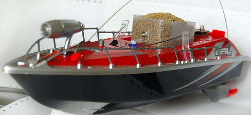 RC bait boat fishing working Distance 200m Green + Car charger