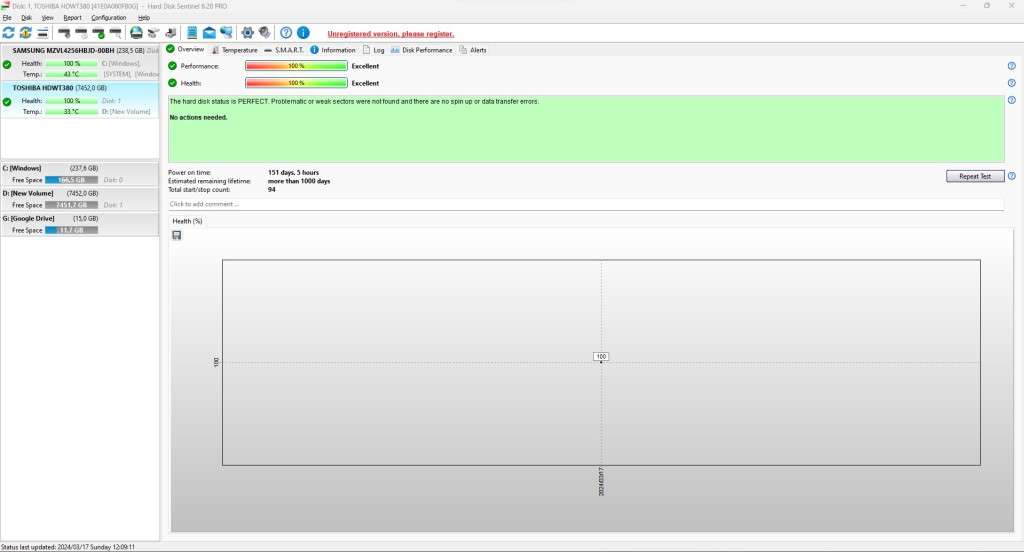 Toshiba S300 8TB 7200RPM Surveillance HDD (Refurbished)