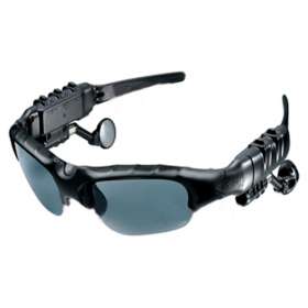 BLACK 2GB MP3 SUNGLASSES