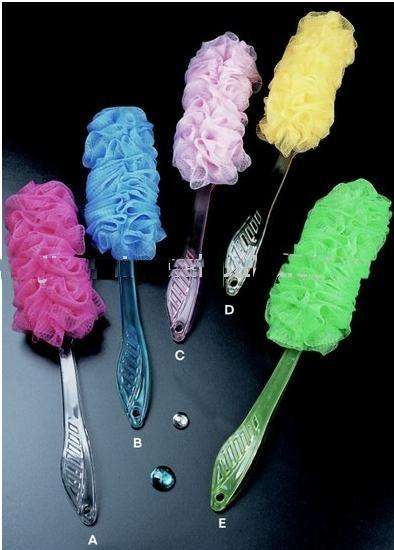 Fill a bag Mesh Bath Brush