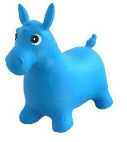 Playing Horse Baby Stool - Blue