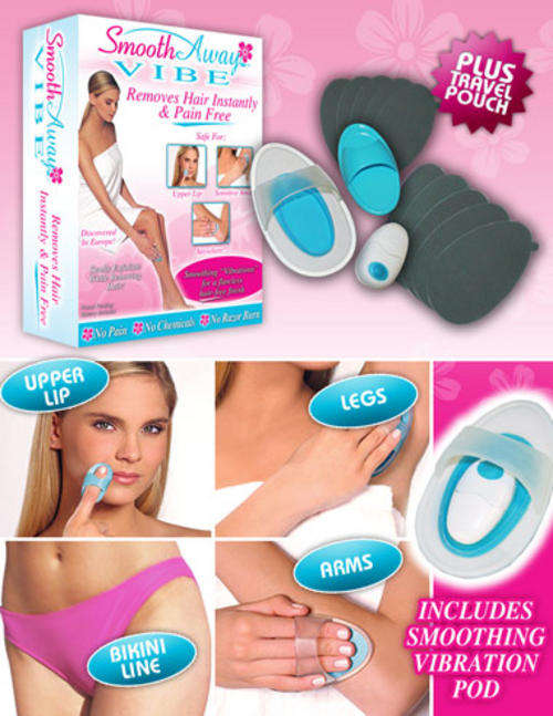 Smooth Away Vibe Unwanted Hair Soon Removes Hair Instantly & Pain Free