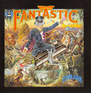 ELTON JOHN CAPTAIN FANTASTIC, SA PRESSING, 1975, GATEFOLD, VG