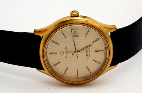 Omega Seamaster Quartz. 20 miron gold plating. Sapphire Crystal. Make an Offer