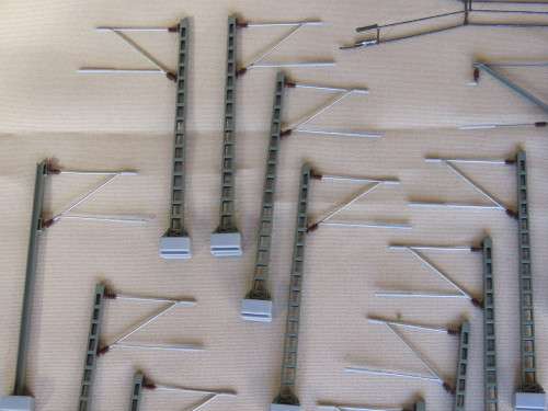 HO catenary masts job lot.