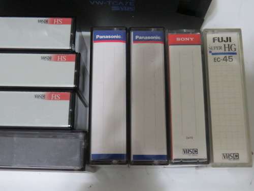 Video tape adaptor plus 8x EC45 tapes