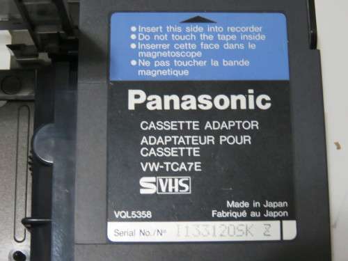 Video tape adaptor plus 8x EC45 tapes