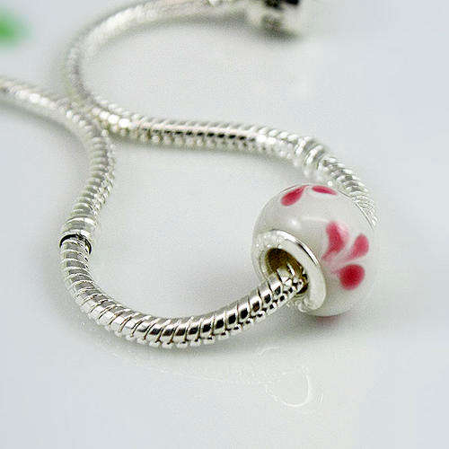 Hand Made European Lampwork Glass Charm Bead