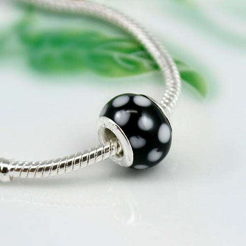 Hand Made European Lampwork Glass Charm Bead