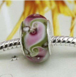 Hand Made European Lampwork Glass Charm Bead