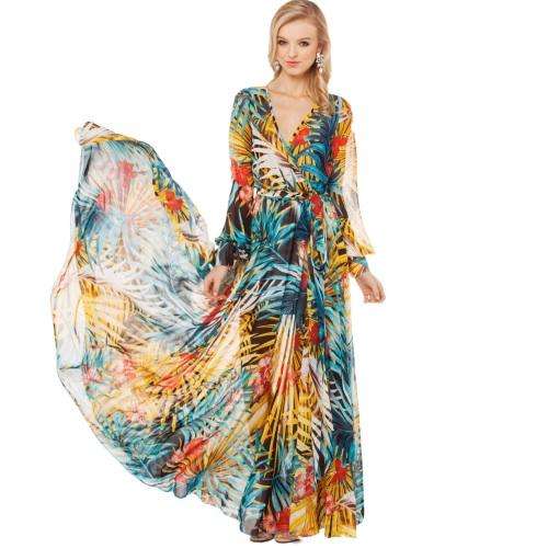 Women Multi Chiffon Dress