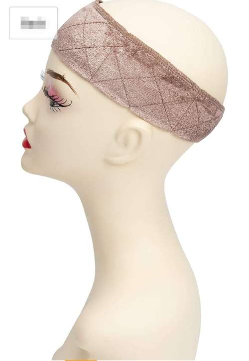 GEX FREE SHIPPING Velvet Wig grip Band Scarf Head hair band Adjustable Fasten Wig