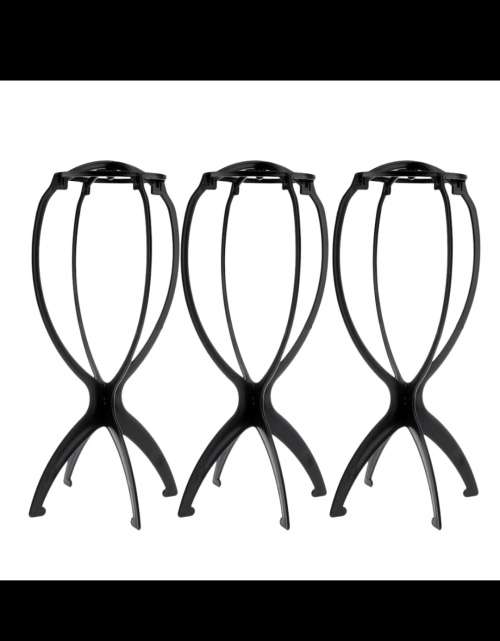 Adjustable Wig Stand Plastic Holding Stand Portable Hat Display stand