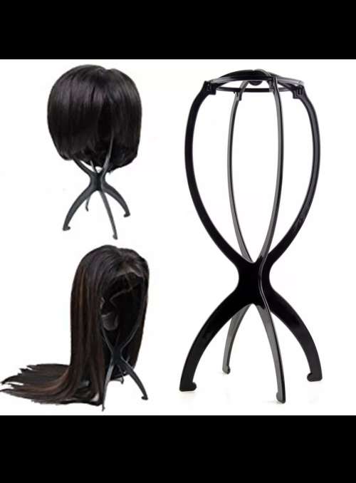 Adjustable Wig Stand Plastic Holding Stand Portable Hat Display stand