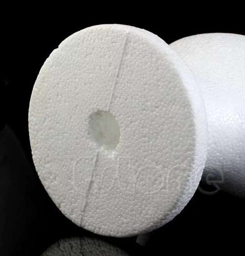 Styrofoam Head With Head Clamp Hole