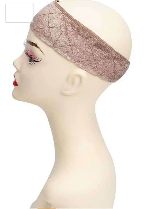 GEX Velvet Wig grip Band Scarf Head hair band Adjustable Fasten Wig