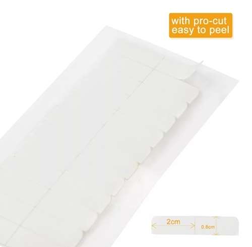 120 pcs White No-Shine Hair Extension Tape