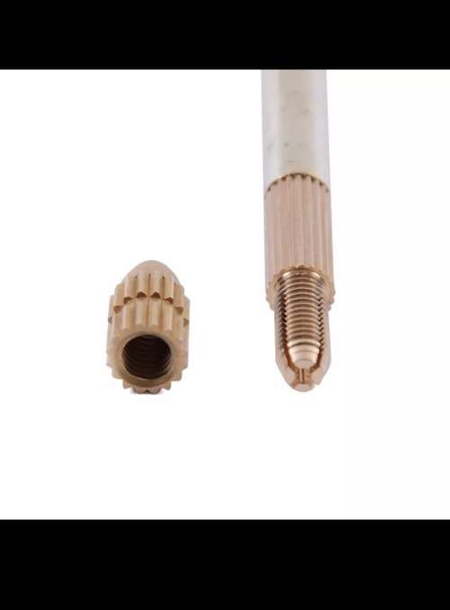 4pcs ventilation needles + 1 brass holder for Wigmaking Repair Lace wigs Toupee Knotting hook