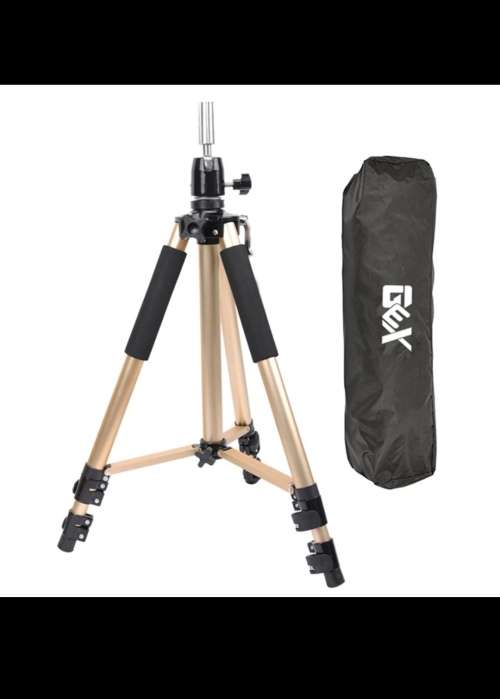 GEX Tripod Training  Canvas Block Headstand Aluminium Alloy Round Leg Strong Cosmetology with Bag