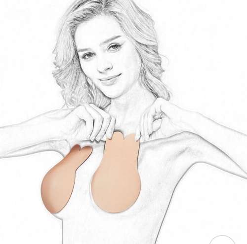 Pish up Tape Breast Reusable Lift Tape Intimates Sexy Underwear Women Invisible Nipple Cover