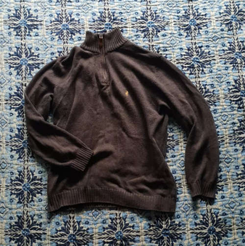 Polo Zip-up Turtleneck