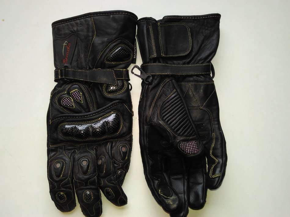 Strada full leather gloves - size 12 (XXL)