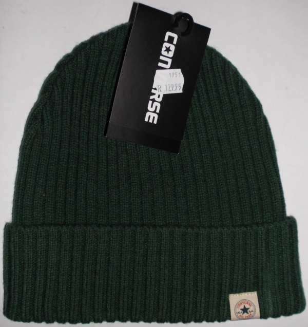 Converse beanies knitted green