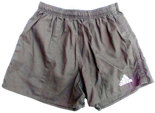 adidas Rugby Shorts - Black - Size 36 Large