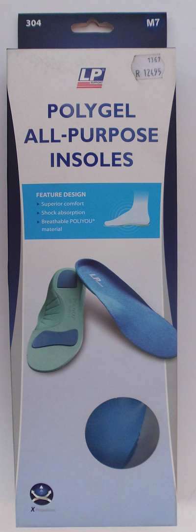 LP - Polygel Insoles size: 7