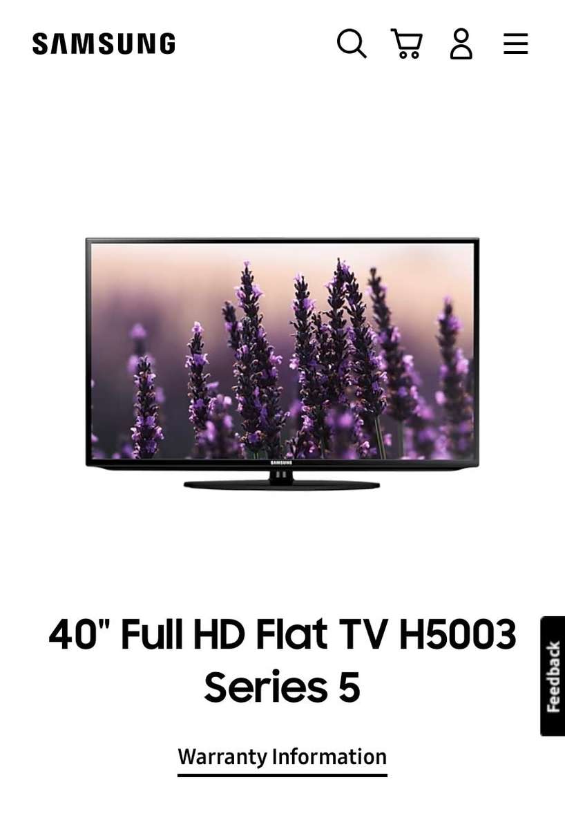 SAMSUNG 40`Full HD Flat TV H5003 Series 5