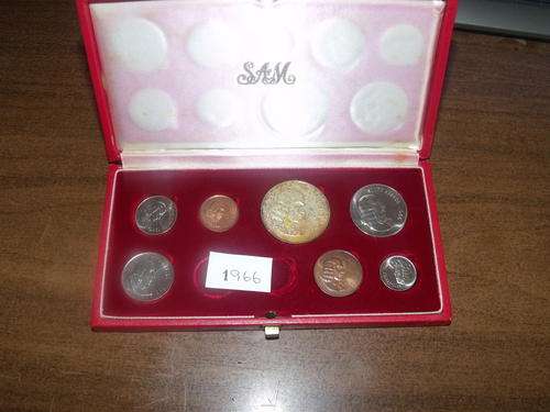 WOW 1966 PROOF SET.NO GOLD COINS.