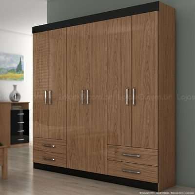 Wardrobe 6 Doors and 4 Drawers Zeus