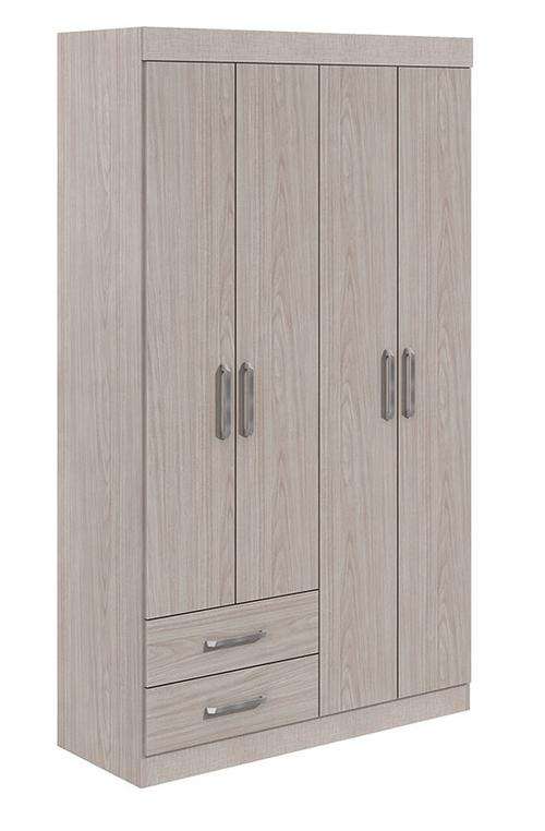 Wardrobe 4 Door and 2 Drawers Zeus