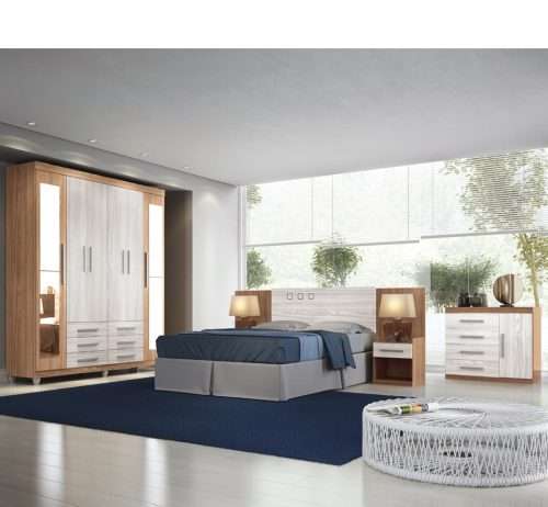 Wardrobe 6 Doors and 6 Drawers