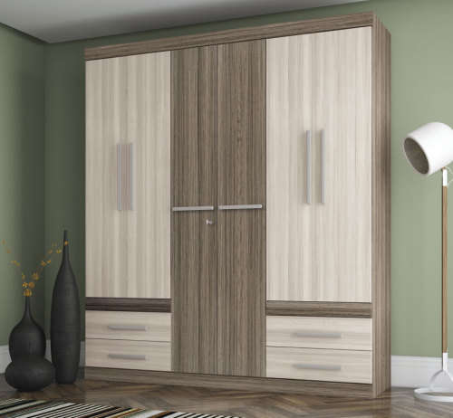 Wardrobe 6 Doors and 4 Drawers