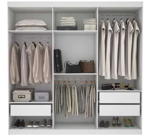 Wardrobe 6 Doors and 3 Drawers