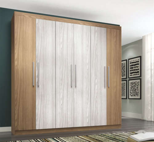 Wardrobe 6 Doors and 3 Drawers