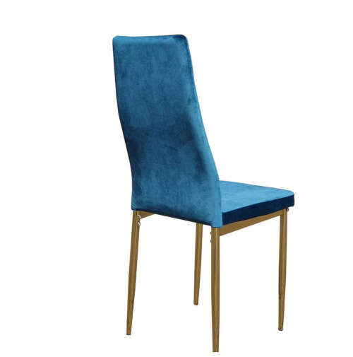 Velvet dining chairs