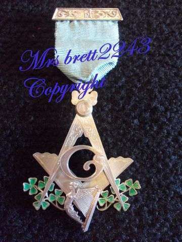 Masonic Freemason Past Master Medal ~Toye Makers Mark