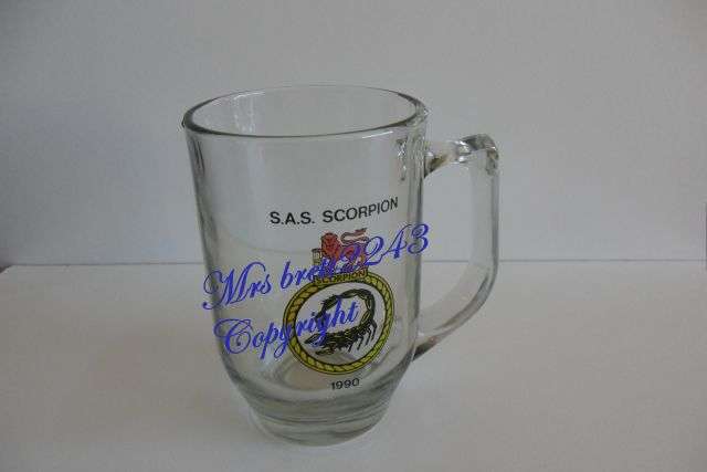 SAS SCORPION 1990 BEER MUG