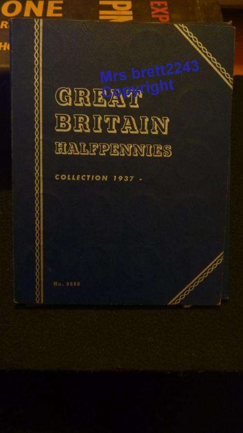 Great Britain Half Pennies Collection 1937