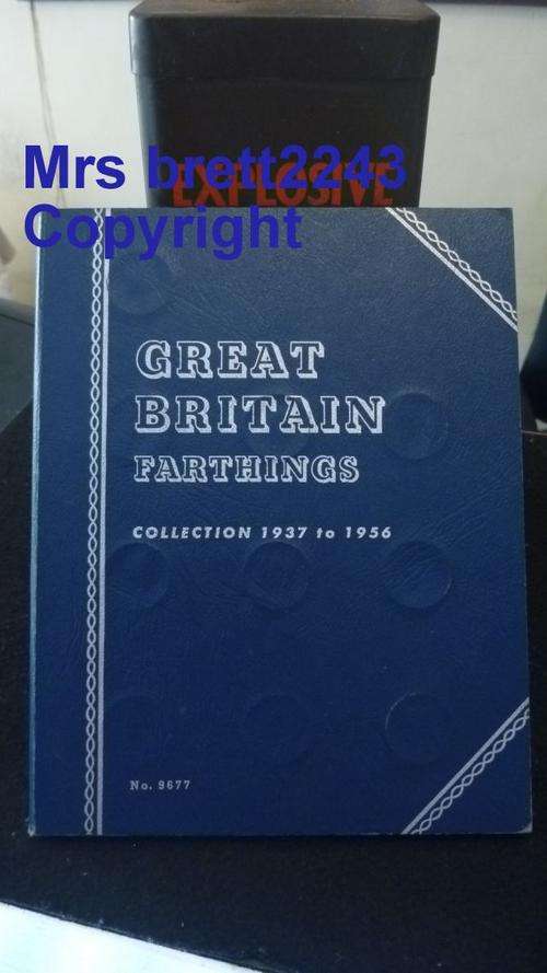 Great Britain Farthings Collection 1937 - 1956