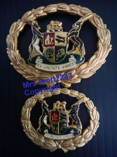 South African Police Warrant Officer Set