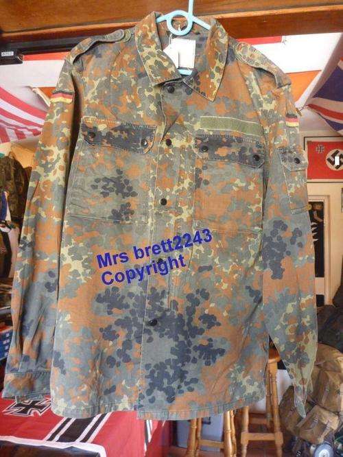 German Flecktarn Long Sleeve Shirt ~ 100% ORIGINAL