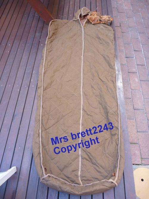 Old SA Army Sleeping Bag Dated 1979