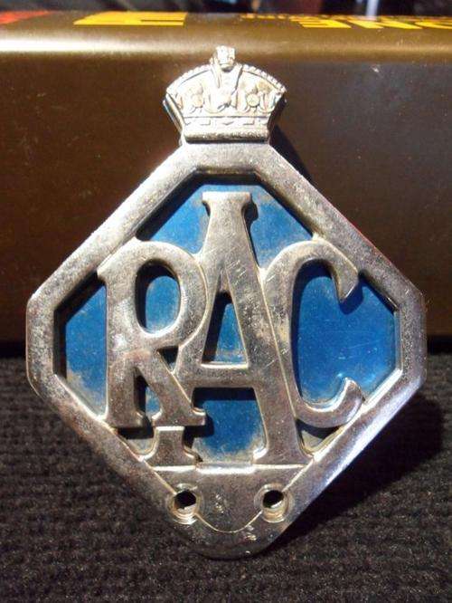 Royal Automobile Club Metal Car Badge ~ RARE Item