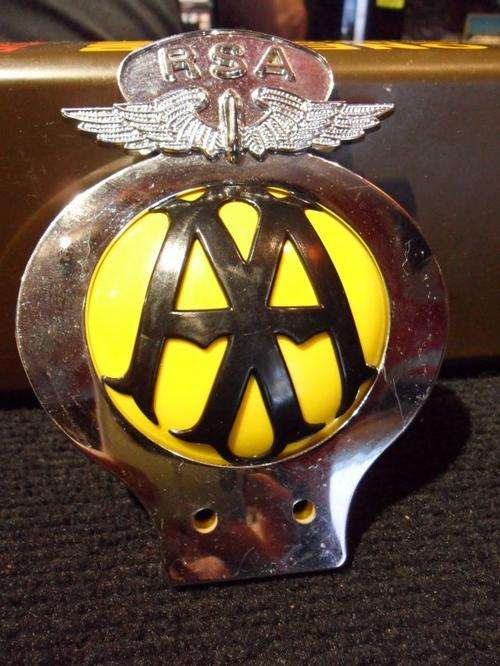 RSA Automobile Association Platic Car Badge