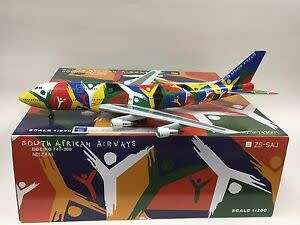 InFlight South African "Ndizani" 747-300 Scale 1:200